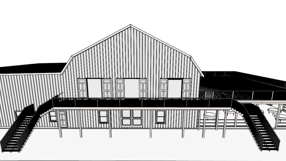 Barn event venue view 2